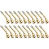 Tire Valve Stems, 20pcs Extension Copper Tire Inflator Nozzle Tire Valve Stem Tool for Light and Heavy Trucks, Trailers, Rvs and Recreational