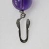 Necklace Purple amethyst/Silver 65.6g Women Used