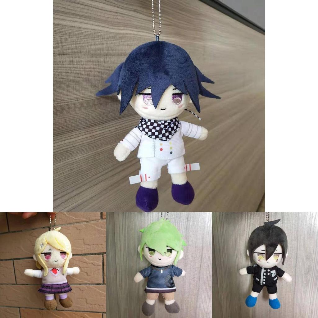 Adorable Danganronpa V3 Kokichi Oma Plush Toy Doll Key Chains Pendant For Kids