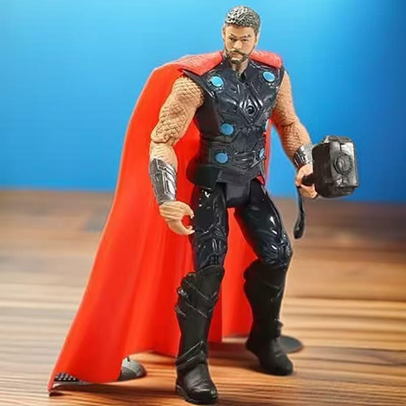 Captain America, Spider-Man, Iron Man, Red Hulk Action Figure Set