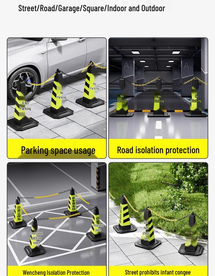 70cm No Parking PVC Reflective Traffic Cone