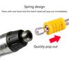 2Pcs High Precise Spring Hexagonal Shank Screwdriver Bit With Strong Magnets For Secure Fastening Cordless Drill Tool
