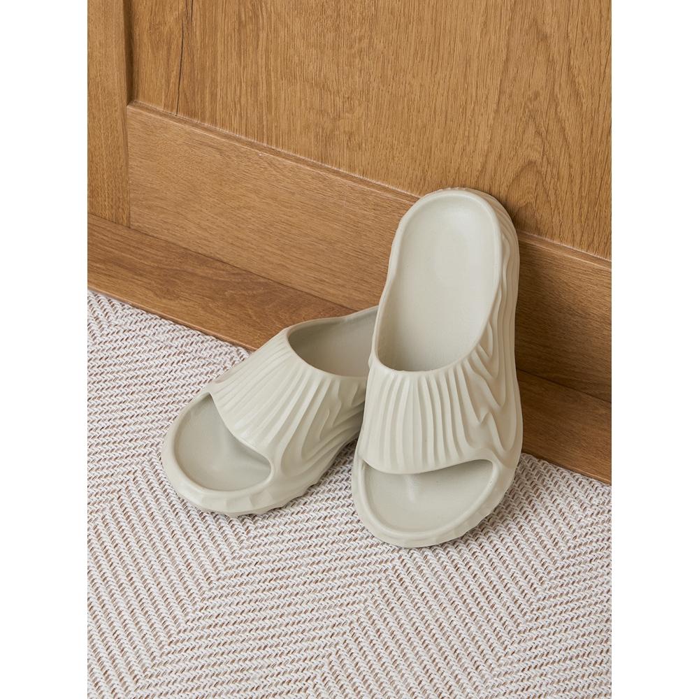 Daiso Eva Wave Pleated Slippers 230 250 Mm