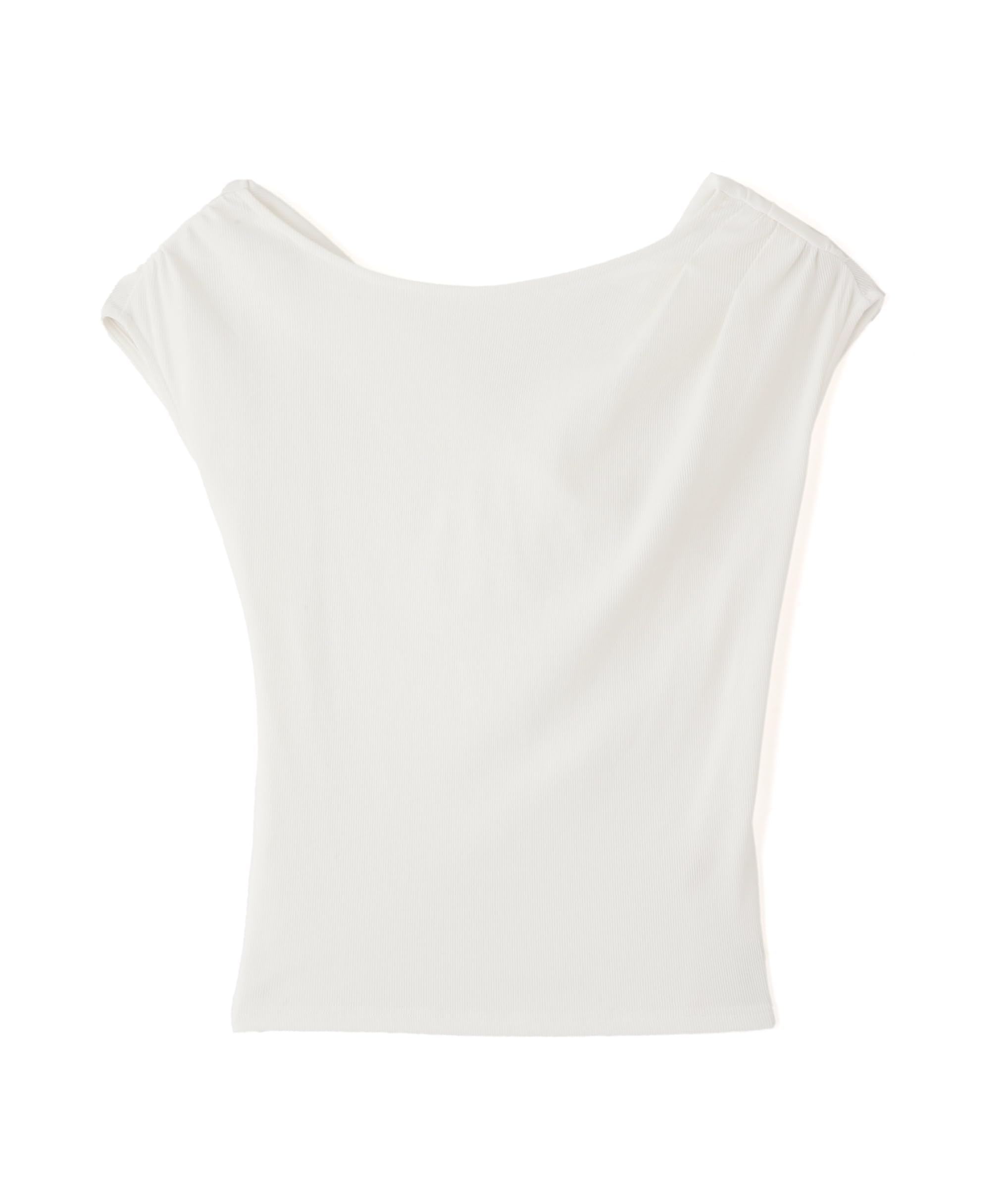 

Body Front and back asymmetrical teleco [Proportion Dressing] 2-way белый