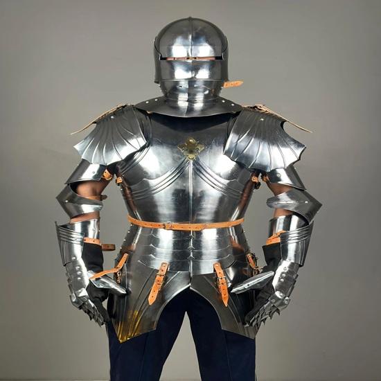 German Gothic Armor Suit Medieval Knight Half Body Armor Suit 15Th Century Larp Cosplay Armor Best Gift For Him