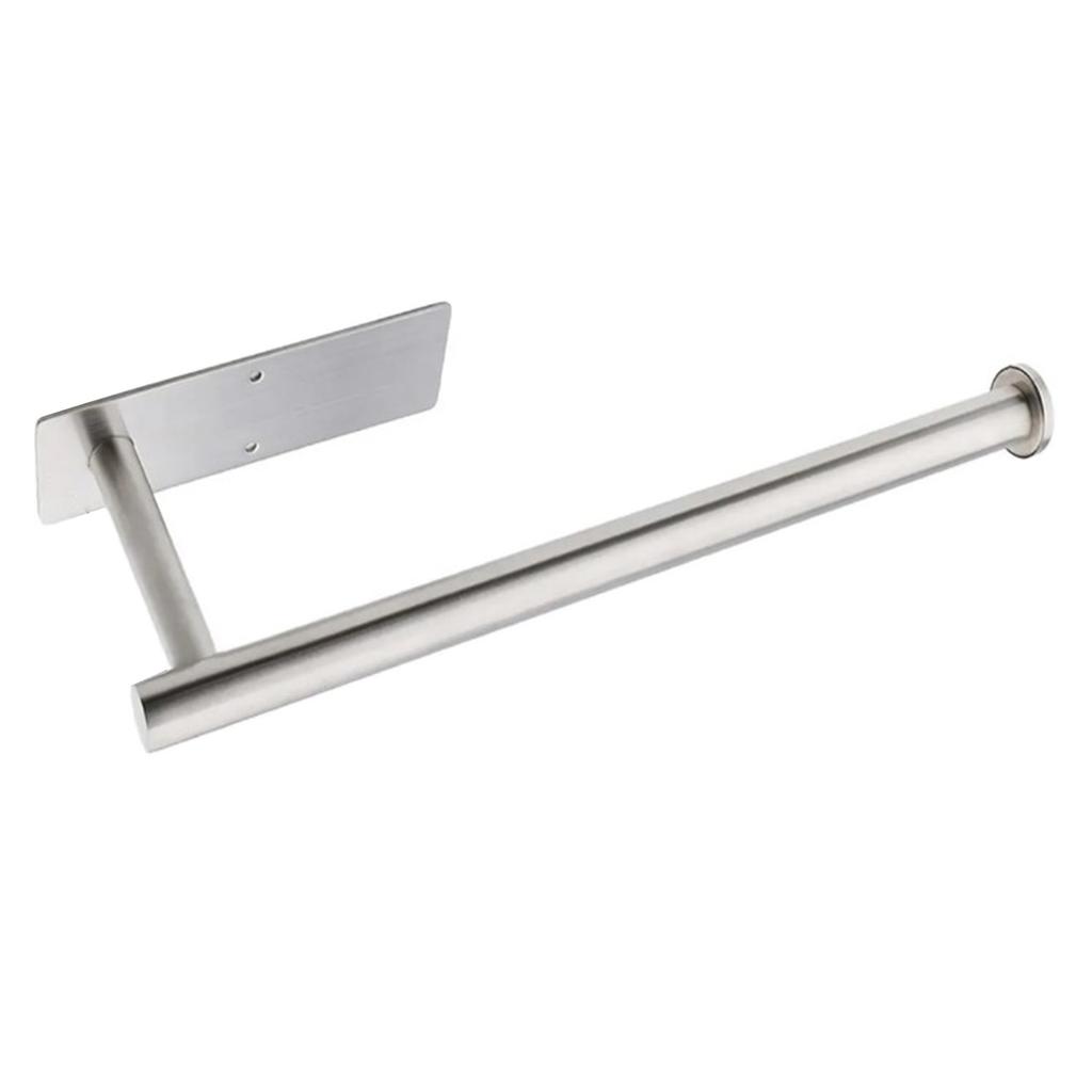 Paper Towel Holder 304 Stainless Steel Space Saving Decorative Practical Waterproof Hanging Paper
