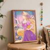 Disney Oil Painting Art Painting Set Rapunzel Home Wall Decor Handmade Gift for Fans Collection