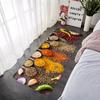 Food Condiment Kitchen Balcony Decor Doormat For Mom Coffee Bean Flannel Floor Mat Indoor Foot Rug Bedside Mats Corridor Carpet