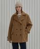 SLOWLOLLI [Nubim Ver.] Soft Harbor Half Coat - Camel