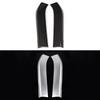 2 Pcs For BMW X5 F15 X6 F16 2014-2018 Carbon fiber ABS Chrome Rear Air Outlet Cover Trim Sticker Car Accessory