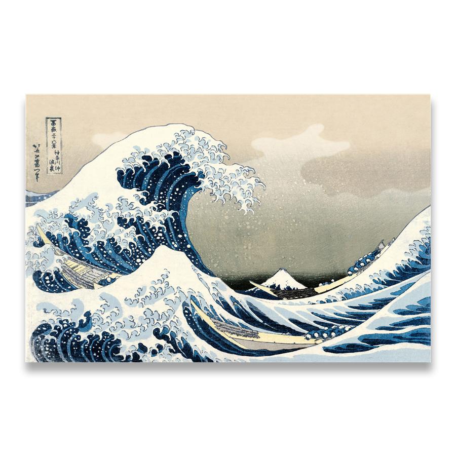 Vintage Japanese Landscape Poster Prints Wave Kanagawa Art Canvas Painting Wall Pictures For Living Room Oriental Home Decor