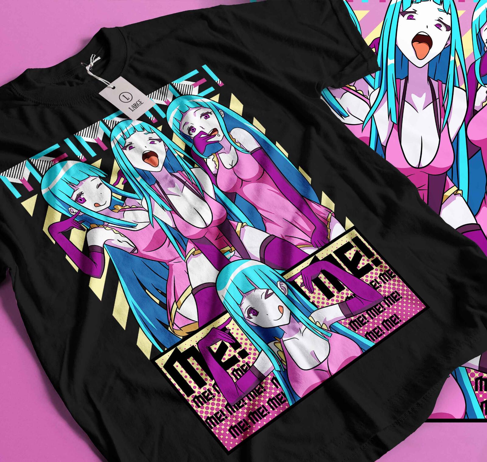 Vocaloid Hatsune T-shirt Miku And Sanrio Cinnamoroll Kawai Anime Manga Shirt 194 XXXL