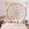 Blumentapeten, Wanddekorationen im Bohème-Stil mit Pflanzenmotiven, Tapeten im Bohème-Stil für Schlafzimmer und Wohnzimmer