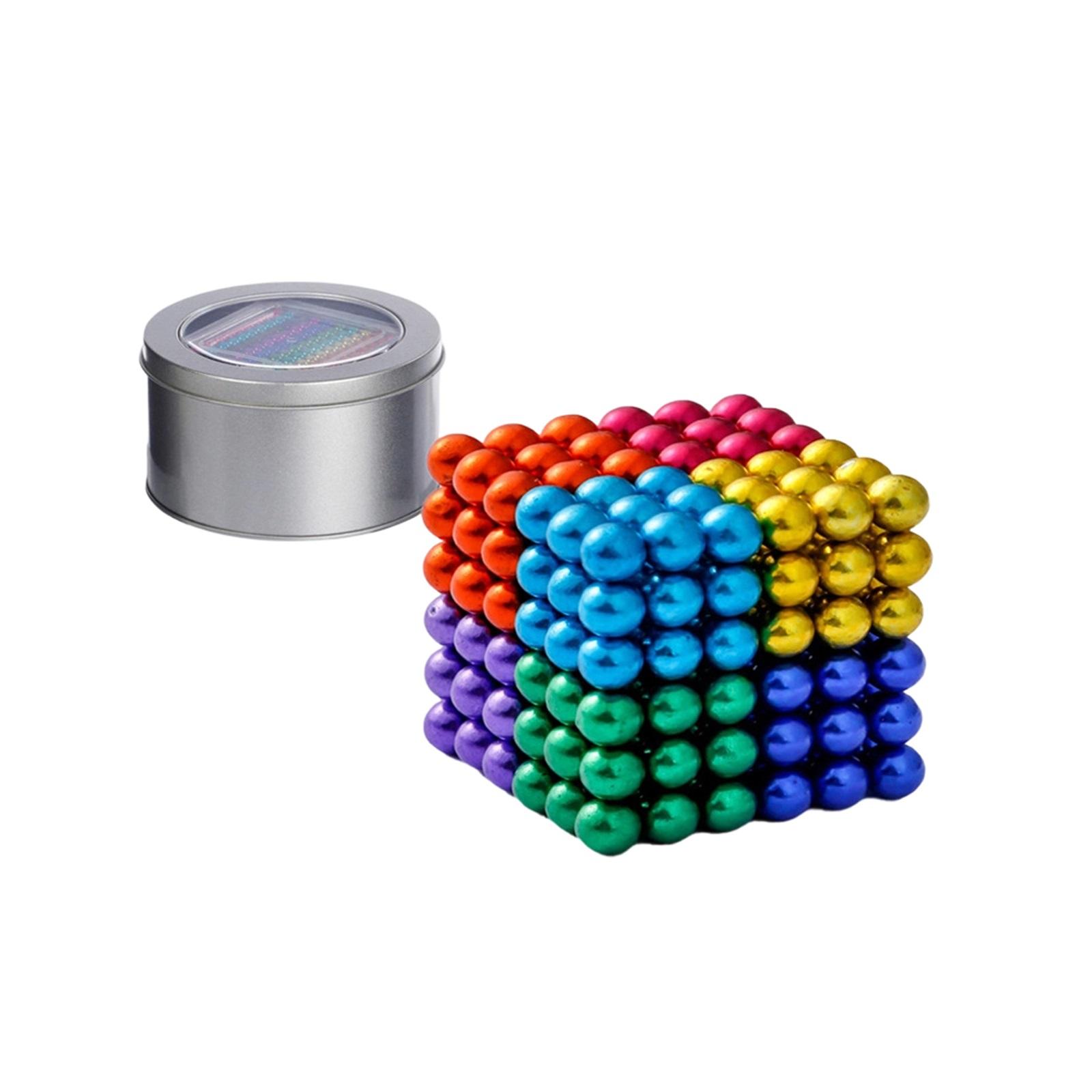 

5 мм цветной меняющий форму шар магнитный шар для снятия напряжения магнитный неодимовый магнит шар One Size