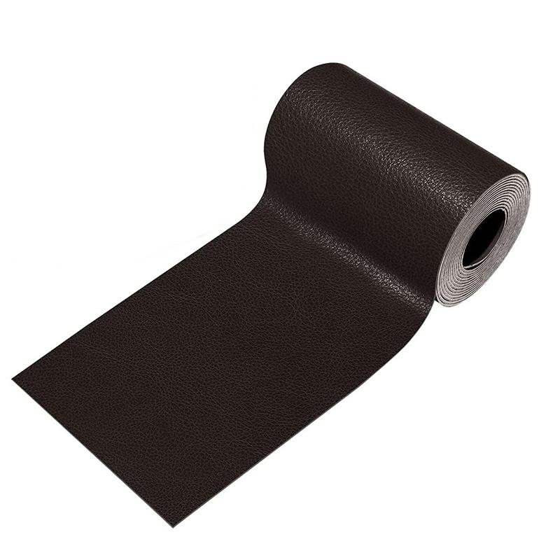 DIY Leather Sticker Self-Adhesive Leather Repair Patch Furniture Scratch Cover Strong Bonding Fix Tape Easy Cut-to-Size