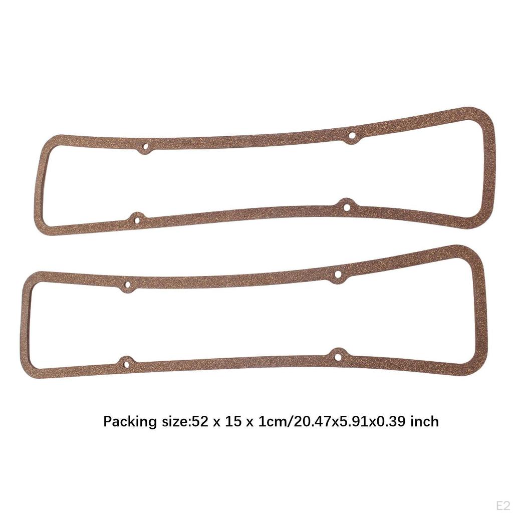 2x Kork Ventildeckeldichtungssatz für Chevy V8 Small Block Motoren 327 305