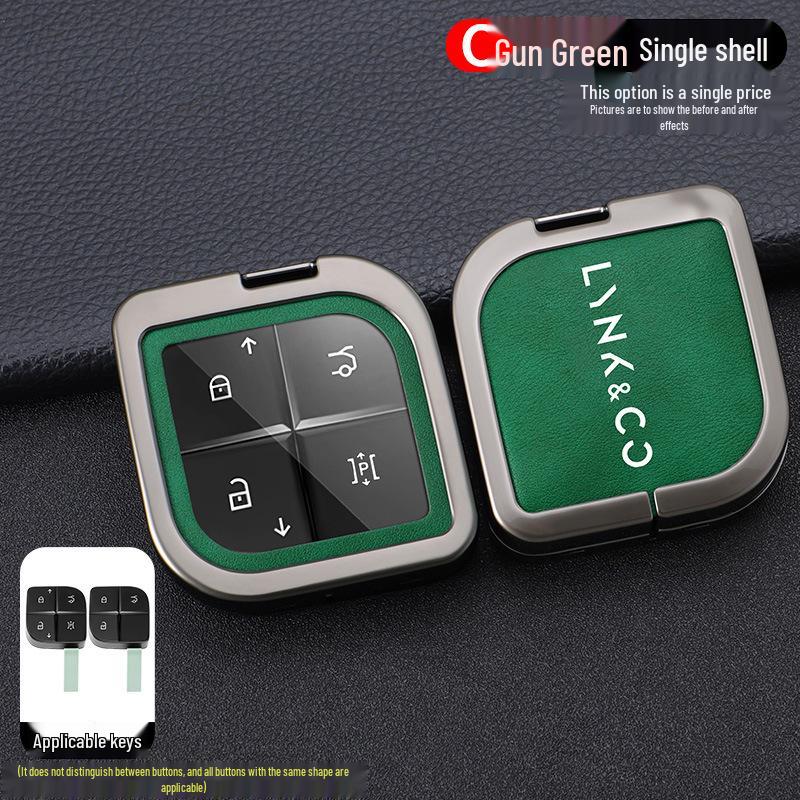 Lynk & Co 08 Schlüsselhülle 2023: Metall-Schnallen-Schutzhülle für 08EMP-Fernbedienung