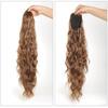 Justerbar snor Hestehale Hårforlengelser - Lang Krøllete Syntetisk Hårdel for Kvinner - Daglig Bruk - Passer for Alle Hårtyper