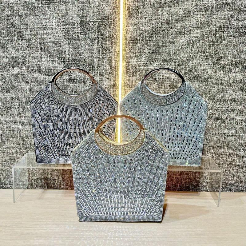 Evening Party Bag - Shining and Elegant Clutch Bag - Bridesmaid Bag - Single Shoulder Crossbody Bag