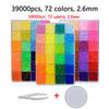 24  72 Colors 5mm Hama Beads Iron Beads Diy Puzzles 2.6mm Education Beads 100% Quality Guarantee Perler Fuse Beads Diy Toy