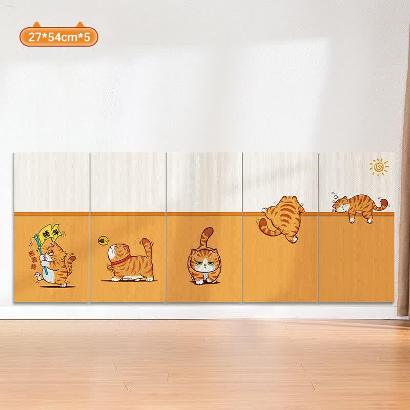 Wall-Mounted Cat Scratching Board Wall Protector