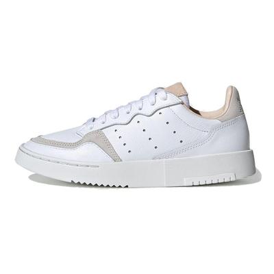 Originals Super Court Leer Lage top Kinder Skateboard Schoenen Wit Bruin Tieners EE8795