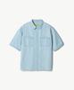STCO Diems Washed Denim Setup Short Sleeve Shirt_Blue (Oversized)_Ldswb03Osl
