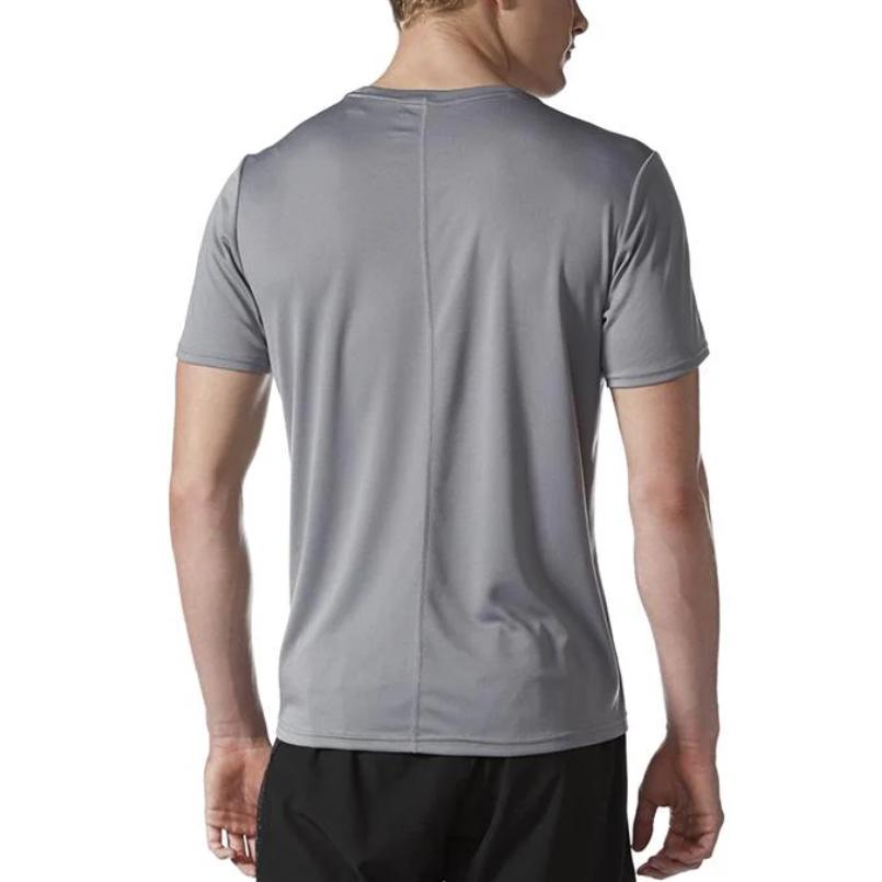 Adidas T Shirts Men's Gray Crew Neck Moderate BP7421