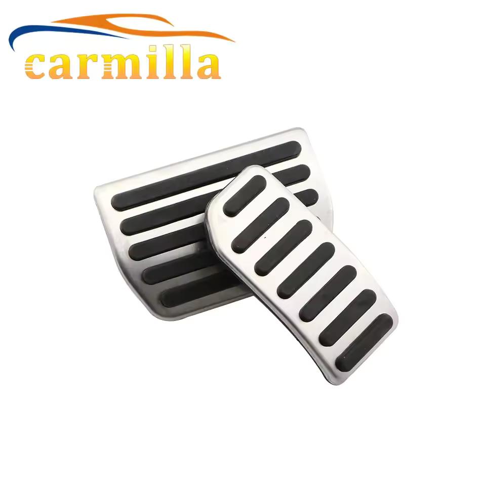 Nulla Rostfritt Stål Bränsle Gaspedal Bromspedaler För Volvo S40 S60 S80L XC60 S60L V60 XC70 V70 AT Automatisk Bil