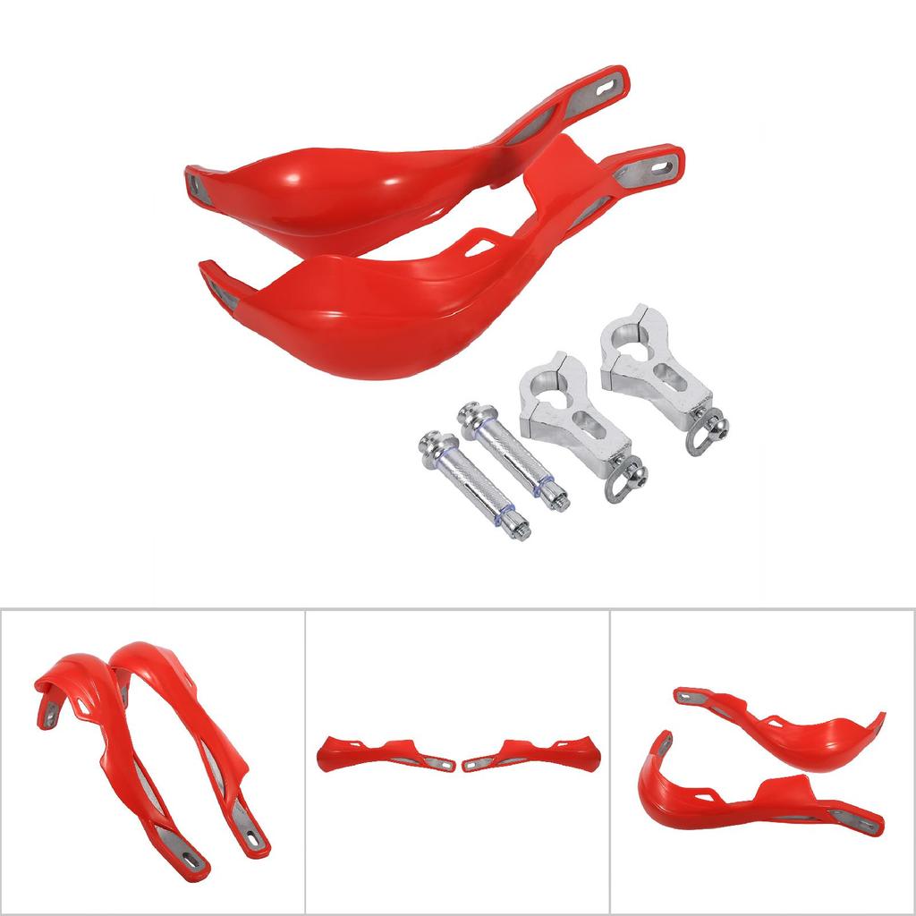 1 Pair Handlebar Hand Guards Fit for Motorcycle Motocross Dirt Bike Black