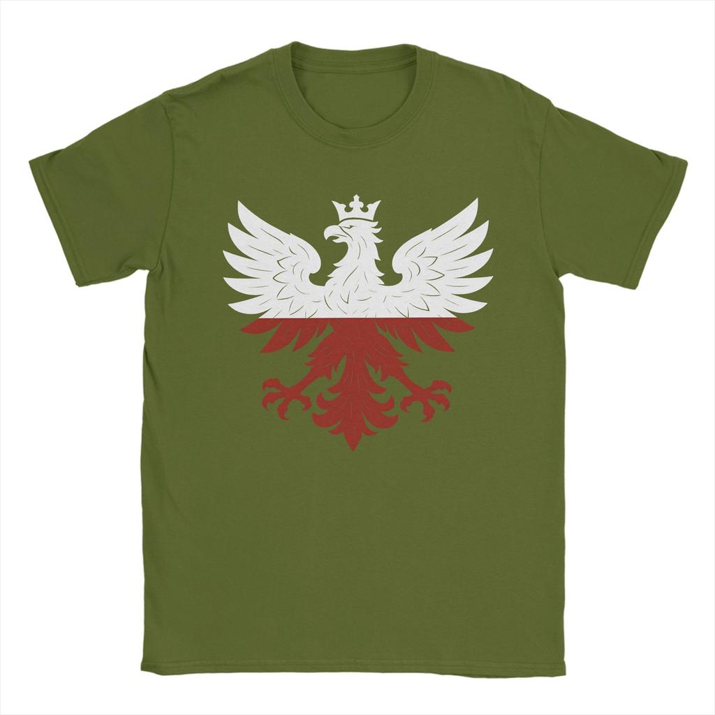 Poland Polska Eagle Flag T Shirts Unisexs Cotton Fashion Tshirts O Neck Tee Shirt Short Sleeve Clothes Gift Idea