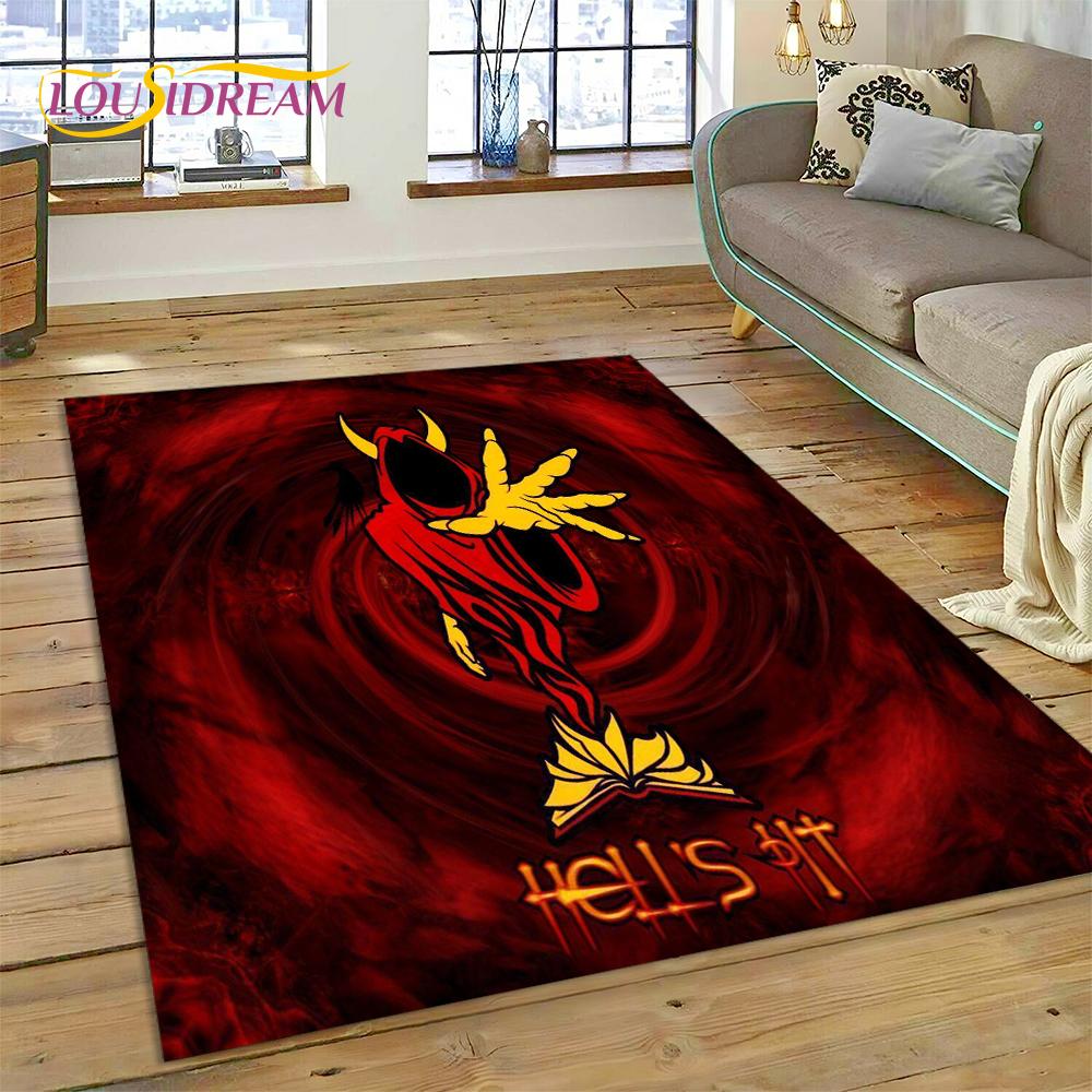 3D Rap Metal Insane Clown Posse Icp Juggalo Carpet Rug for Bedroom Living Room Home Sofa Decoration,Game Large Decor Floor Mat
