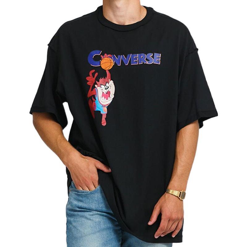 Converse X Space Jam: Ein neues Legacy Court Ready T-Shirt Asien-Größe 'Schwarz' Herren 10023071-A01
