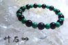 Kanoishi for Protection from Evil and Good Morion Malachite Bracelet for Men and Women Natural Stones 8mm and 6mm [Amulet Fortune] - (Power Stones,