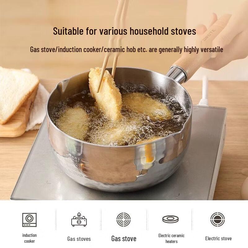 Yicang Stainless Steel Yukihira Pot 20cm with Lid