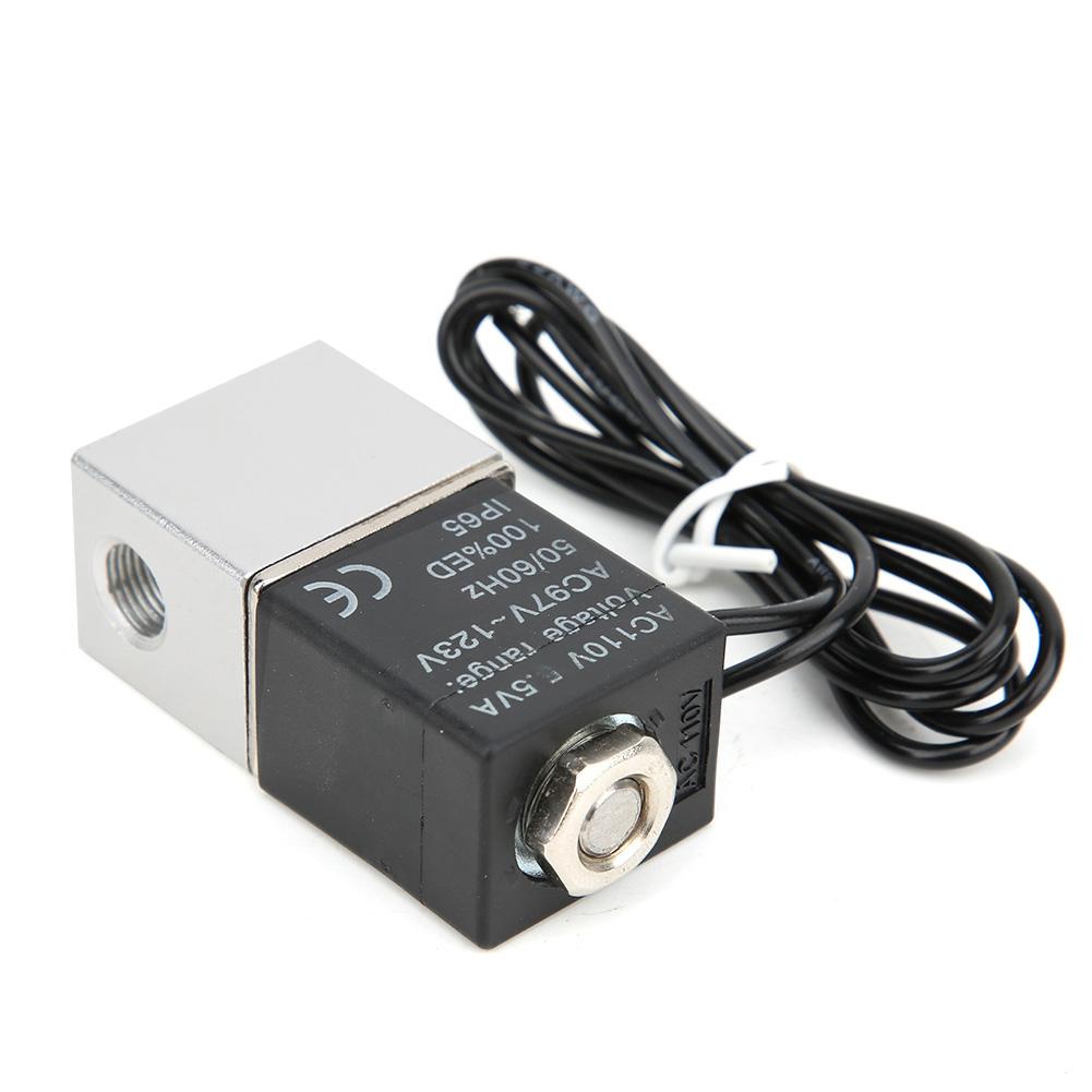 Quick Response Solenoid Valve Water Air Oil 2 Position 2 Way Aluminum Alloy Valve DC110V