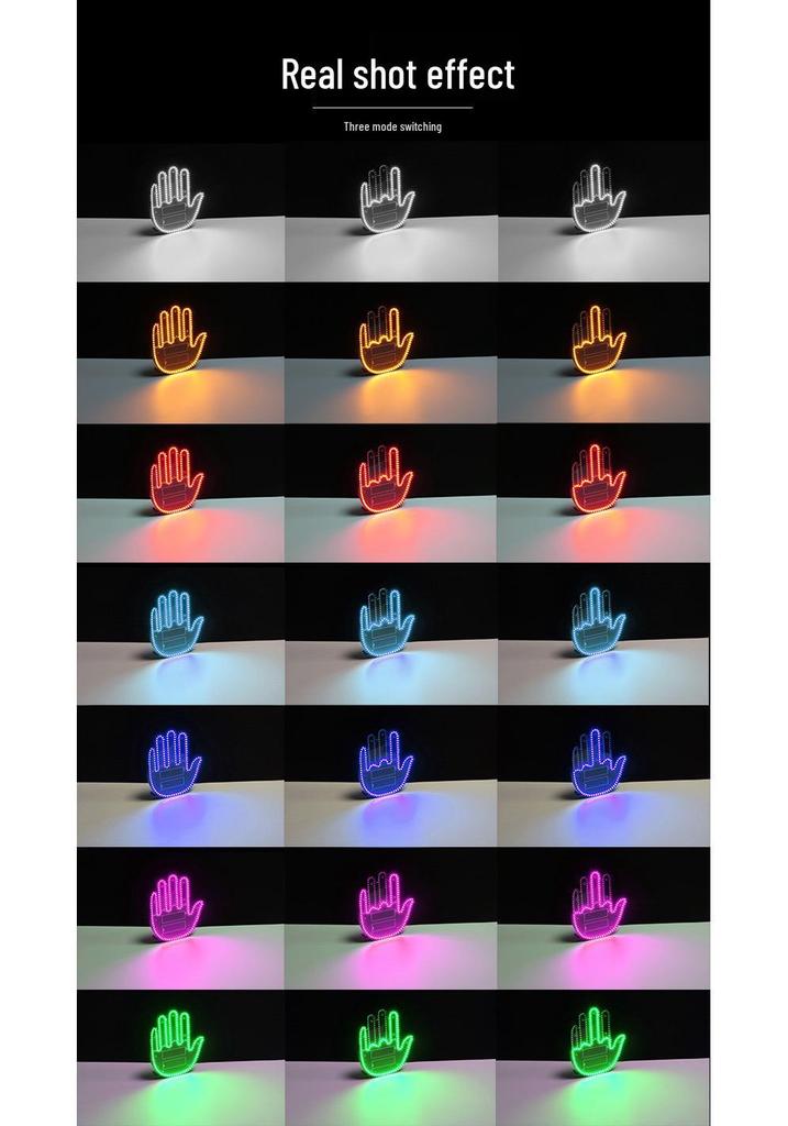 Multi-Functional Car Gesture Warning Light