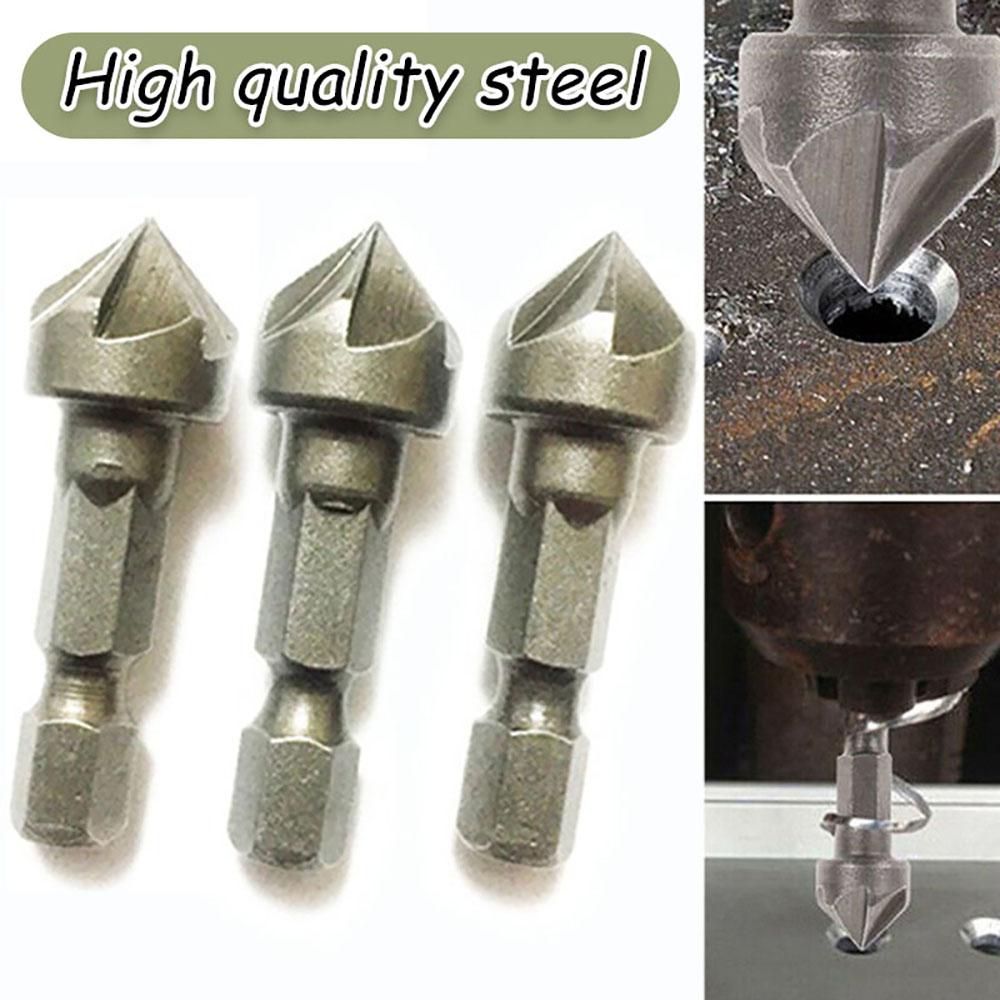 1/3 buc șuruburi de găurit cu șase lame Extractor de miez de metal cu șase lame Înlocuiți burghiul Dispozitivele esențiale de uz casnic funcționează eficient