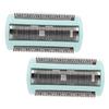 2pcs Foil Head Electric Trimmer Replacement Heads Wet and Dry Use Ladies Trimmer Head Replacement for BRL130 BRL140