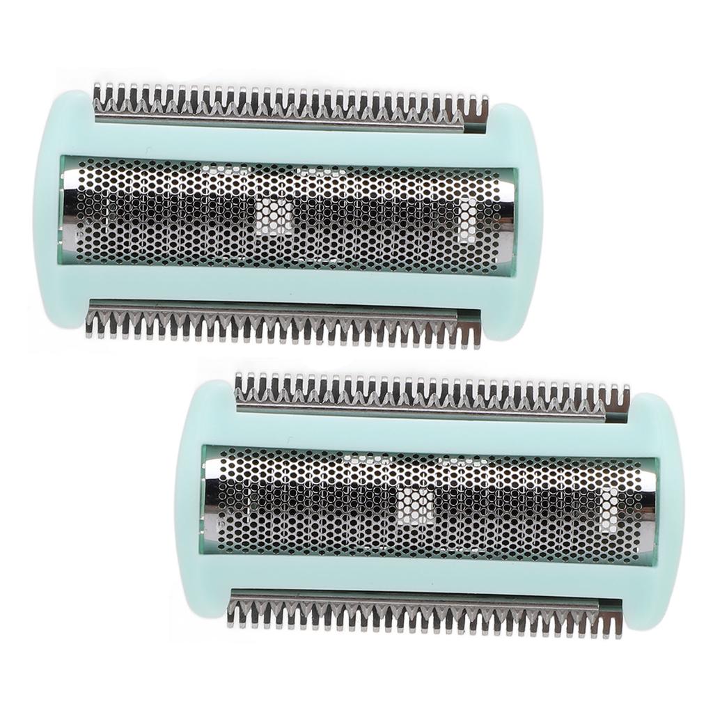 2pcs Foil Head Electric Trimmer Replacement Heads Wet and Dry Use Ladies Trimmer Head Replacement for BRL130 BRL140