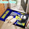 Custom Name Football Ronaldo Rug Office Rug Chair Mat Non Slip Carpet Rugs for Bedrooms Dining Room Living Room Home Decor gifts