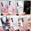 Case For Samsung Galaxy S22 Bags S 22 Plus Ultra Cover Protective Silicone Funda Marble Stone Texture Coque For Samsung S25 Plus