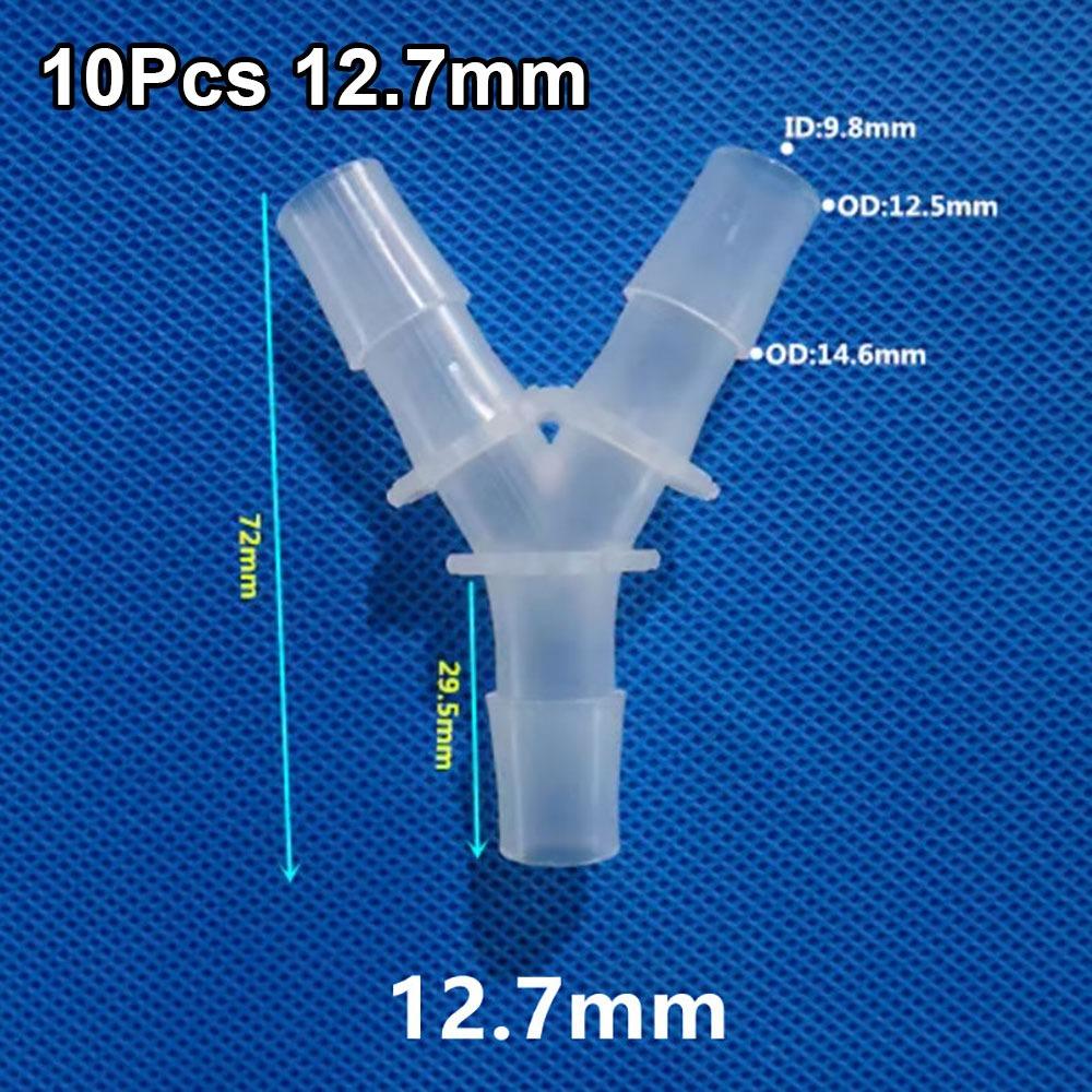 10Pcs Plastic 3 Way Connector PP PE Hose Fittings for Aquarium Fish Tank Fittings