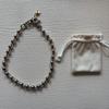 Used CHIEKO+ Big Ball Necklace Silver Ball Chain Necklace