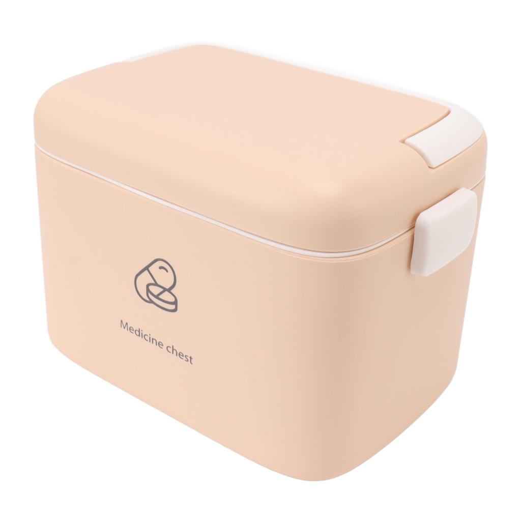 Large Medicine Storage Box Organizer Container Family Emergency Medicine Case with Removable Tray
