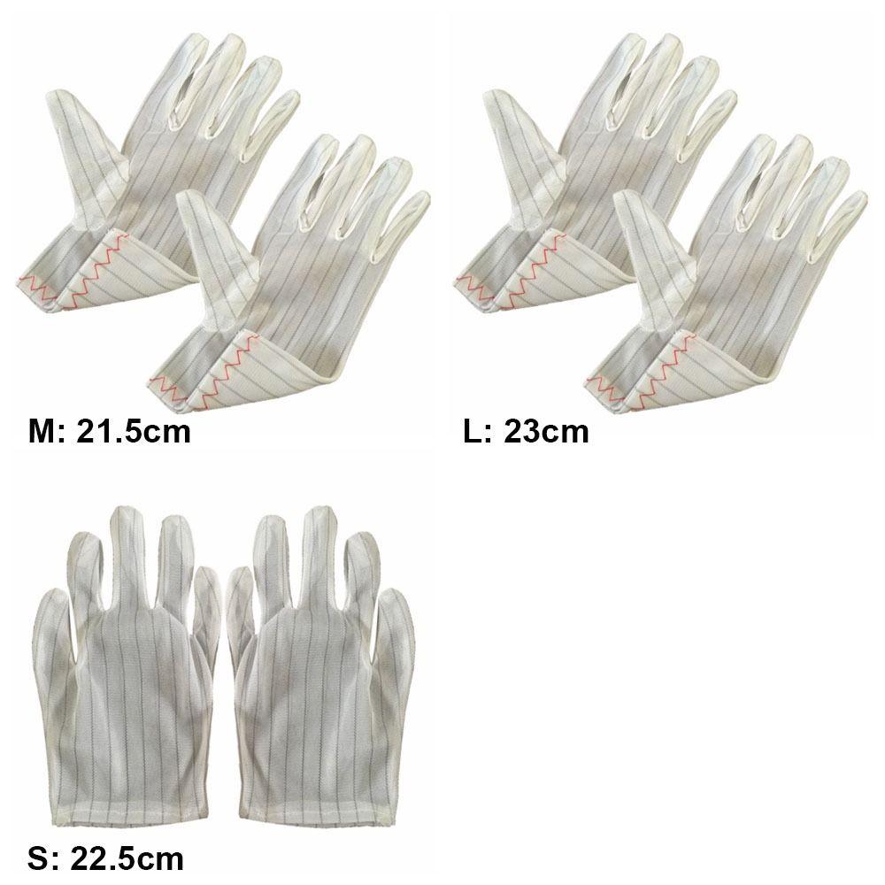 Sulfur Free Working Gloves Nylon Safety Work Gloves Durable Anti-static Gloves  Electronics Factory
