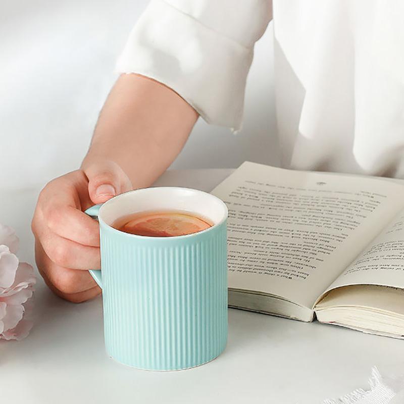 Creative Pinky Color Mug Cups of Coffee Cup Set Drinkware Cute Mugs Free Shipping Personalized Gifts Thermo Coffee Cup To Carry