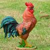 Chicken Figurine, Lifelike Resin Hen Rooster Garden Statue, Standing Farm Animal Sculpture for Yard, Lawn Garden, Outdoor Decor