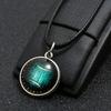 Horoscope Pendant Necklace with Extended Chain Dress Up Hypoallergenic Luminous 12 Constellation Necklace Fashion Jewelry