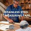Premium Retractable Magnetic Hollow Tape Measure for Electricians Carpenters - Stainless Steel Anti-Corrosion Tool Gift